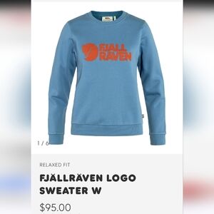 NWT Fjall Raven Women's Logo Sweater Size XL